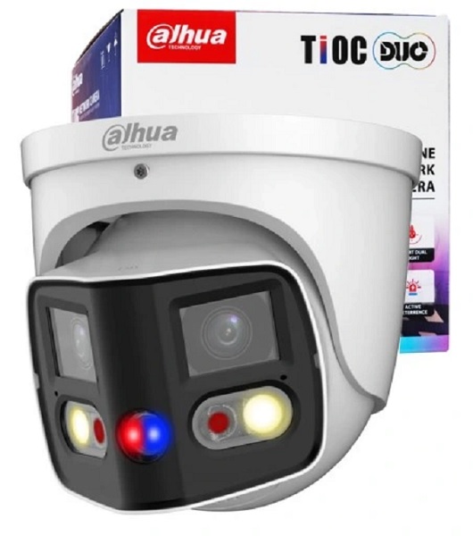 Telecamera Dome IP 2x4 Megapixel 2,8mm TiOC Duo IR 25mt